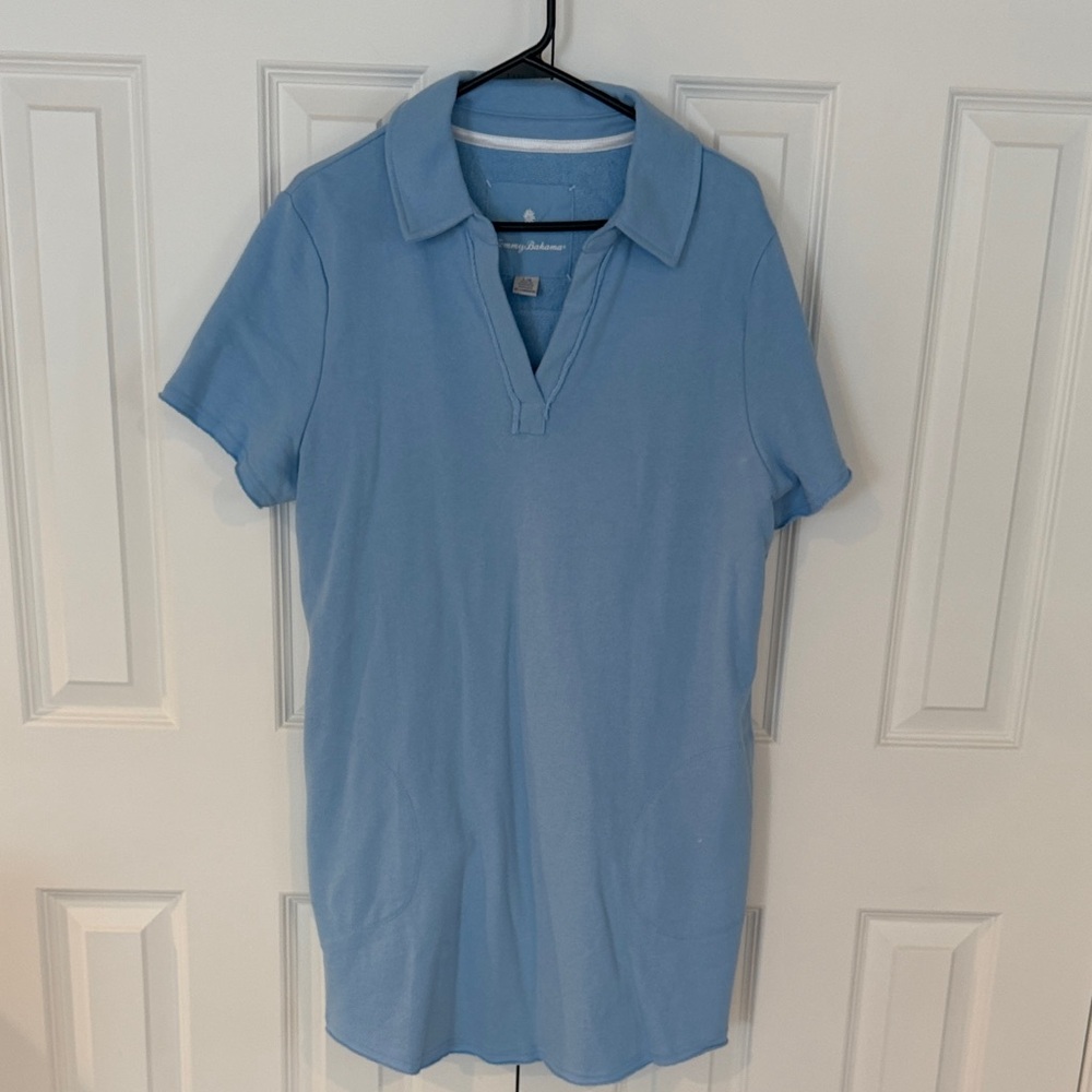 Tommy Bahama Light Blue Polo Dress
